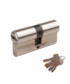 Cylindre/Canon de Serrure de Porte+5 CLES CRANTEES-AntiRouille