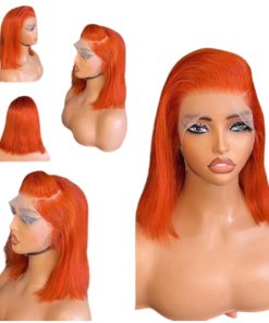 Perruque Frontale Lisse L14 – Orange