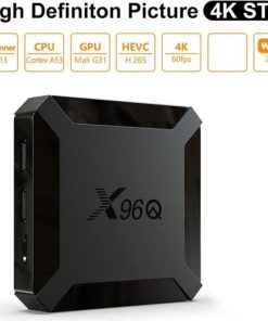 X96Q Smart TV Box Wifi 4k 4go + 64go – TV Box Multimédia – Android 11