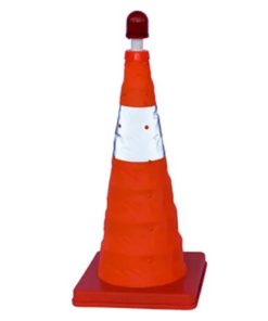 Cône de sécurité pliable de 50 cm de hauteur