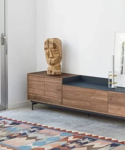 Meuble TV 3 Portes 2 Tiroirs Valley