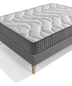 Pack Sommier + Matelas Nelson 160x200CM avec Pieds