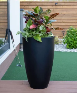 Caprio – Jardinière Noire Haute 66 cm (26 po)