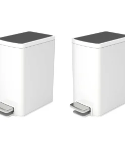Kohler - Ensemble de 2 poubelles à pédale de 6 L