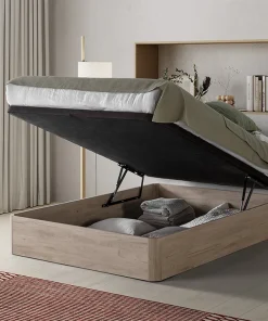 Lit Coffre 140x190cm Chêne Hypnos