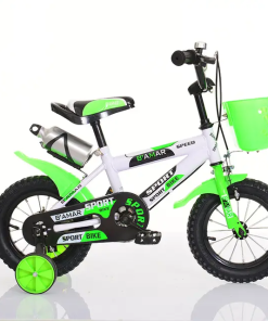 Vélo 20 Enfant Très Solide De 7 à 12 ans – Multicolore/Vert