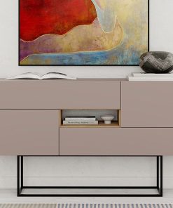 Buffet Bas 2 Portes 2 Tiroirs (Collection Titan)