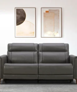 Aiden & Ivy - Canapé inclinable électrique en cuir