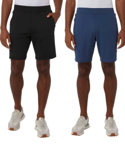 32 Degrees - Pantalon court, paquet de 2