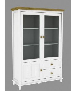 Vitrine 3 Portes 2 Tiroirs