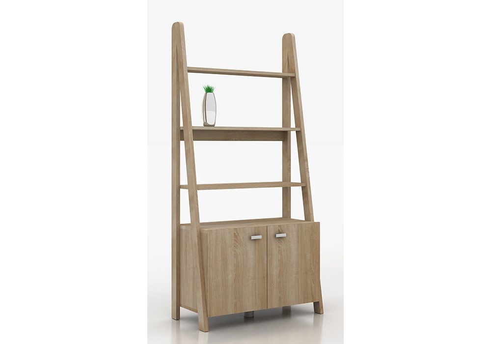 Étagère 2 Portes 3 Tablettes Tanga