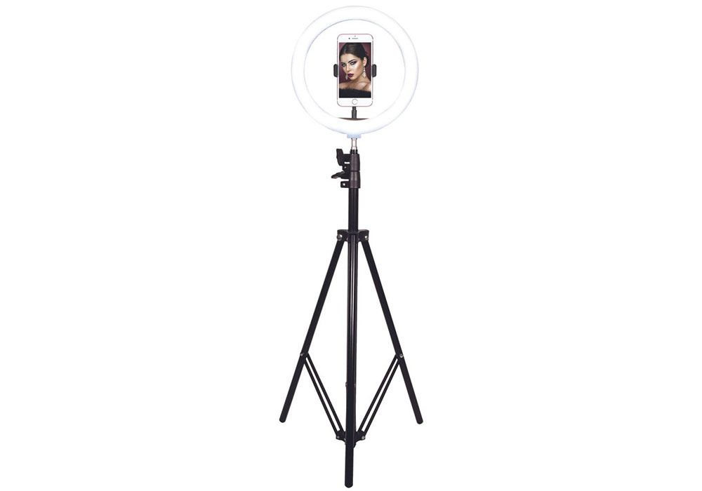 Trépied XXL Lumière LED Smartphone Photo Vidéo Noir