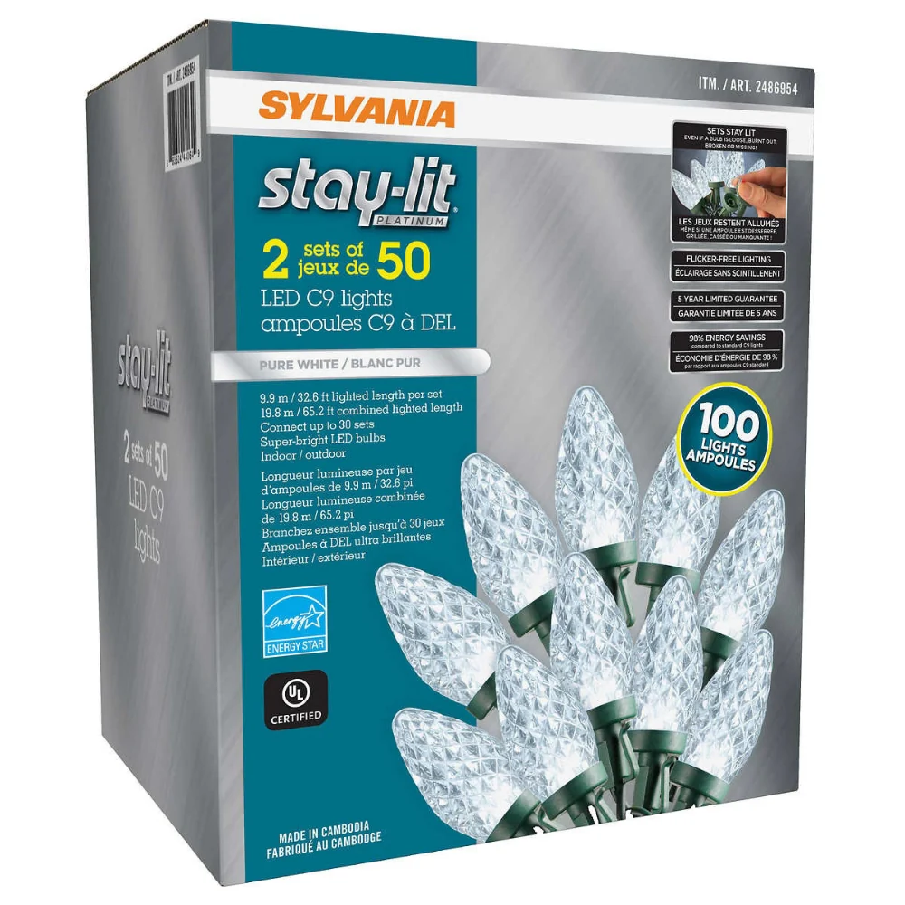 Sylvania C9 DEL, paquet de 2 - Image 3
