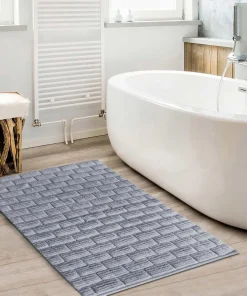 Blossom and Vines - Tapis de bain en coton