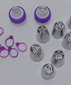 Kit Grosses Douilles avec 2 coupleurs / Accessoire de Décoration De Gâteau