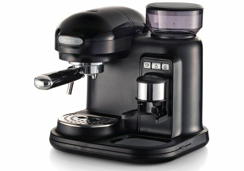 Machine à Expresso avec Moulin à Café Intégré Moderna Ariete (1318Noir) - Image 2
