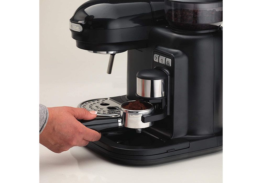 Machine à Expresso avec Moulin à Café Intégré Moderna Ariete (1318Noir) - Image 4