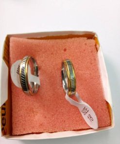 Bague de mariage deux tons