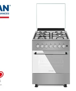 Cuisinière 4 Feux Gaz 60x60cm Inox Ocean (OCMR6640-14I)