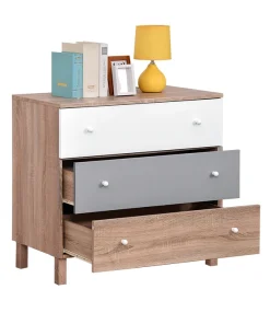 Commode 3 Tiroirs Essentiel