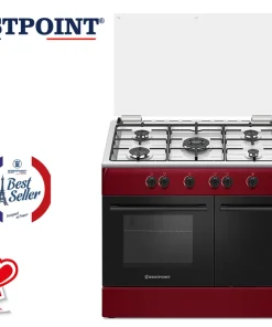 Cuisinière 5 Feux Gaz Butanette Rouge Westpoint (WCEK9650GFIURBO)
