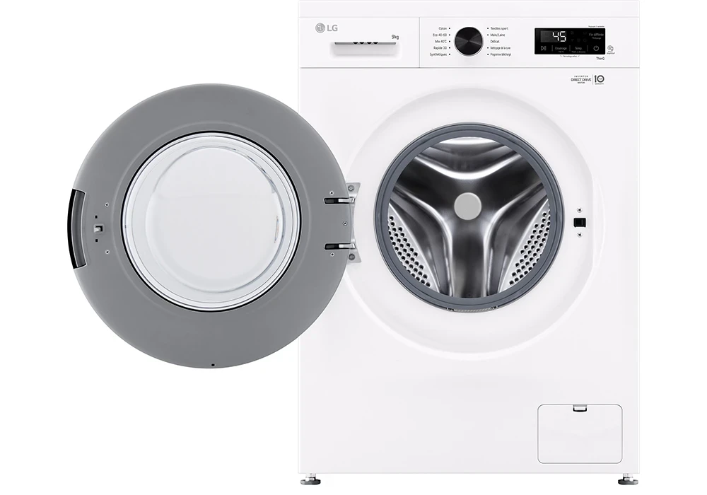 Lave-Linge 9kg Direct Drive LG (F94B15WHS) - Image 2