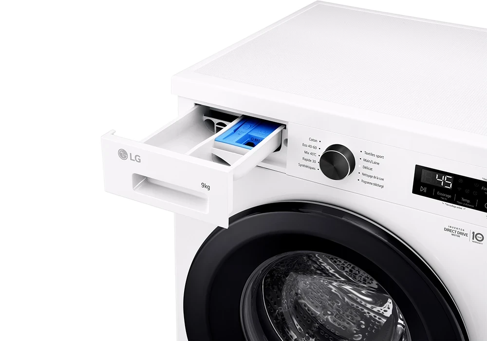 Lave-Linge 9kg Direct Drive LG (F94B15WHS) - Image 3