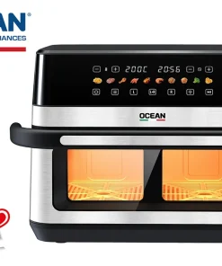 Friteuse Air Fryer 12L avec Fenêtre de Visualisation Ocean (OCAFK22120DWNX)