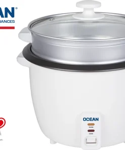 Cuiseur à Riz Blanc 2.8L Ocean (OCRCR2810WG)