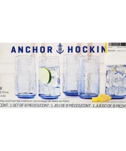 Anchor Hocking - Ensemble de 8 verre à boire