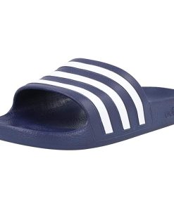 Sandales Adidas Adilette Aqua Slide Mixte Adulte – Bleu/Blanc