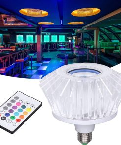 Crystal Light LED Lampe – Chandelier Bluetooth – Music RGB Smart + Télécommande