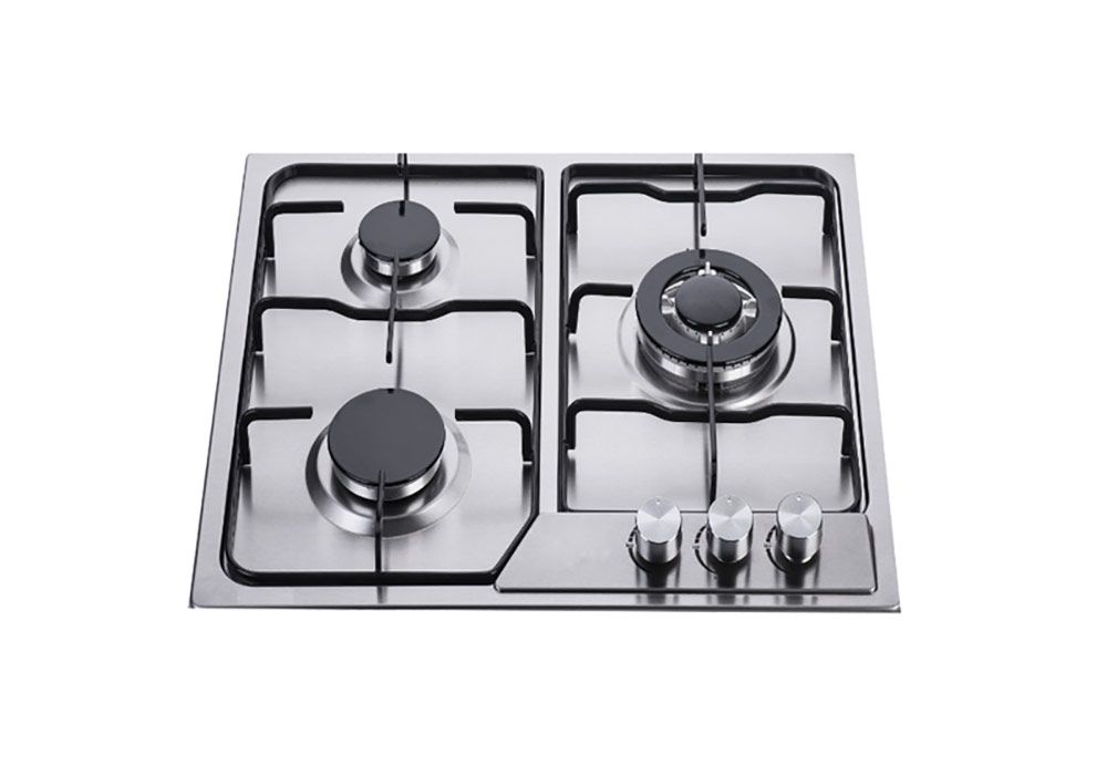 Plaque de Cuisson 3 Feux Gaz Inox (JYS3004)