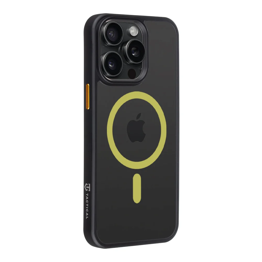 Coque Tactical iPhone 15 Pro Max Magforce Hyperstealth 2.0 – 8596311250613 – Noir/Yellow - Image 3