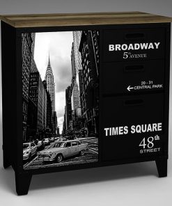 Meuble 2 Portes 2 Tiroirs (Collection Broadway)