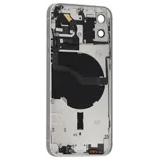 Cache arrière iPhone 16 Plus – Vitre arrière + cadre + petites pièces – Démonté – Blanc