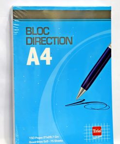 Bloc notes de Bureau TRIO format A4 – Paquet de 5