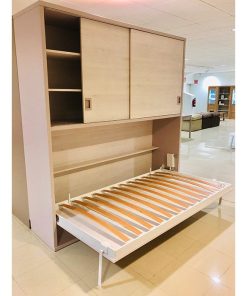 Armoire Lit 140cm Escamotable Horizontal Sans Matelas