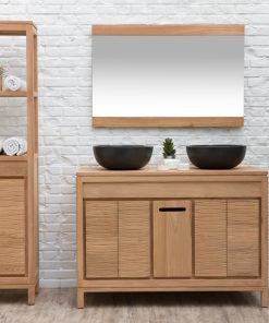 Meuble de Salle de Bains Teck Cruise 120cm