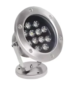 Lampe de Piscine 24W Submersible Acier Inoxydable IP68 DC24V