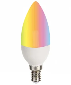 Ampoule LED Connectée WiFi E14 5.5W RGBW C37