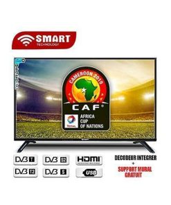 SMART TECHNOLOGY TV LED – 32 Pouces – Régulateur & Décodeur Intégrés – Noir – Garantie 12 Mois