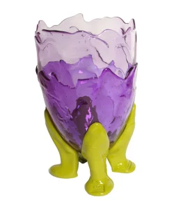 Vase Clear Extra Colour - Clear Lilac, Clear Purple And Matt Dust Green par Gaetano Pesce - Fish Design