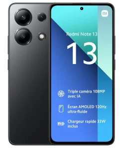 Xiaomi Redmi Note 13 4G – 256Go – Noir