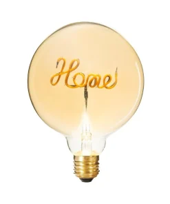 Ampoule LED E27 Filament "Home" G125 Globe Ambré