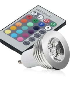 Ampoule LED GU10 3W RGB 220V