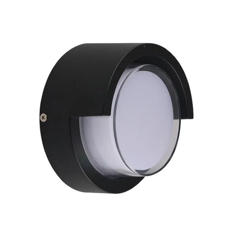 Applique Murale LED 15W Noire Ronde IP65 avec Cache (Pack de 4) - Image 3