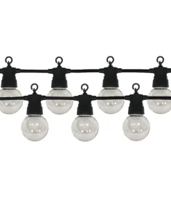 Guirlande Guinguette LED 13M 20pcs 6W IP65 Monocouleur - Câble Noir