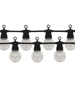 Guirlande Guinguette LED 13M 20pcs IP65 6W avec Câble