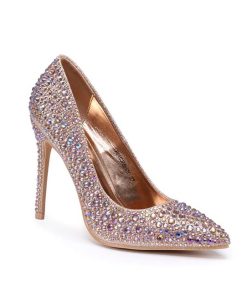 Escarpins à talons Hauts bout pointus pour femme – Brillant